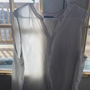 White tank top blouse